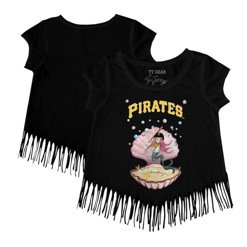 Pittsburgh Pirates Tiny Turnip Girls Youth Mermaid Fringe T-Shirt | MLB Outlet