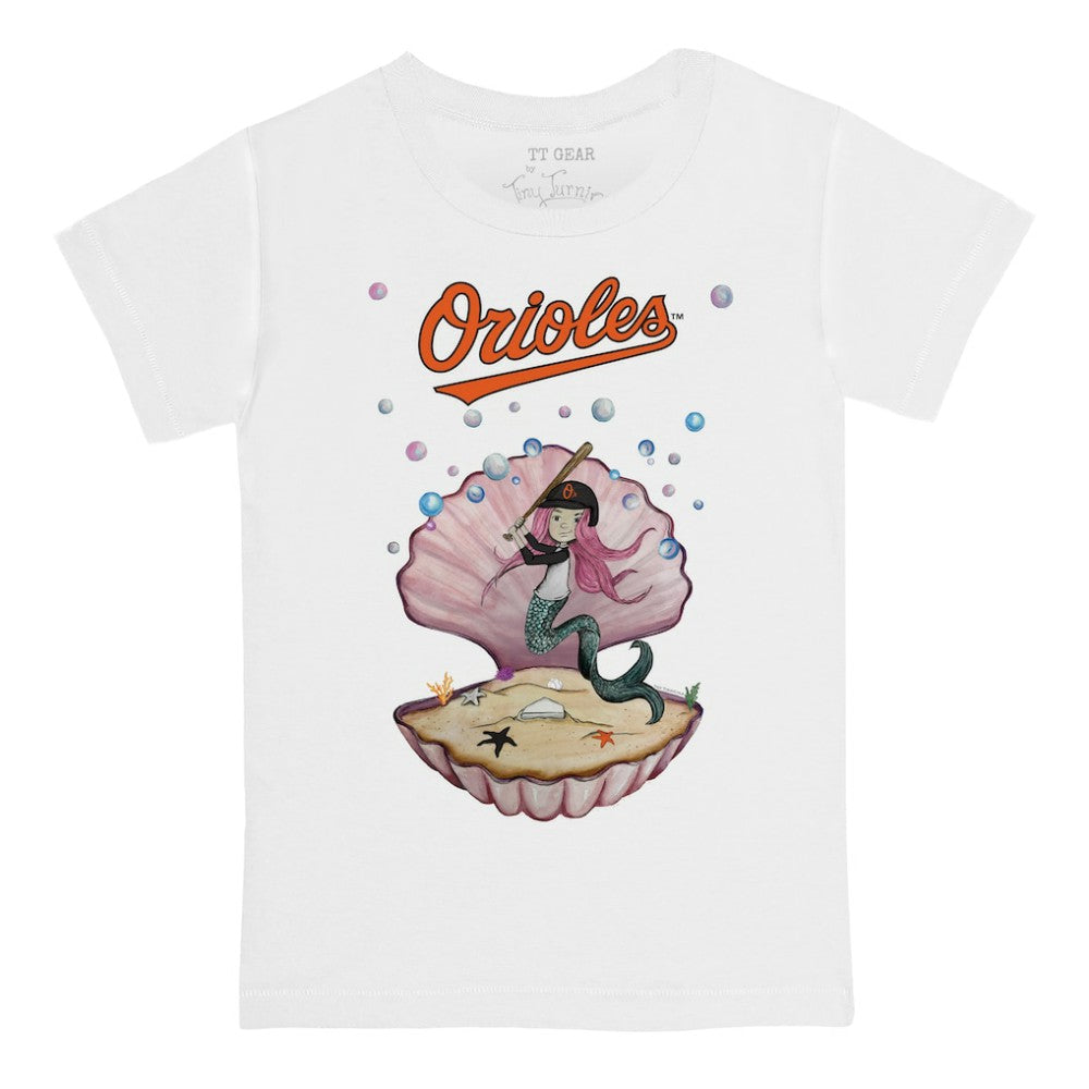 Baltimore Orioles Tiny Turnip Youth Mermaid T-Shirt | MLB Shop
