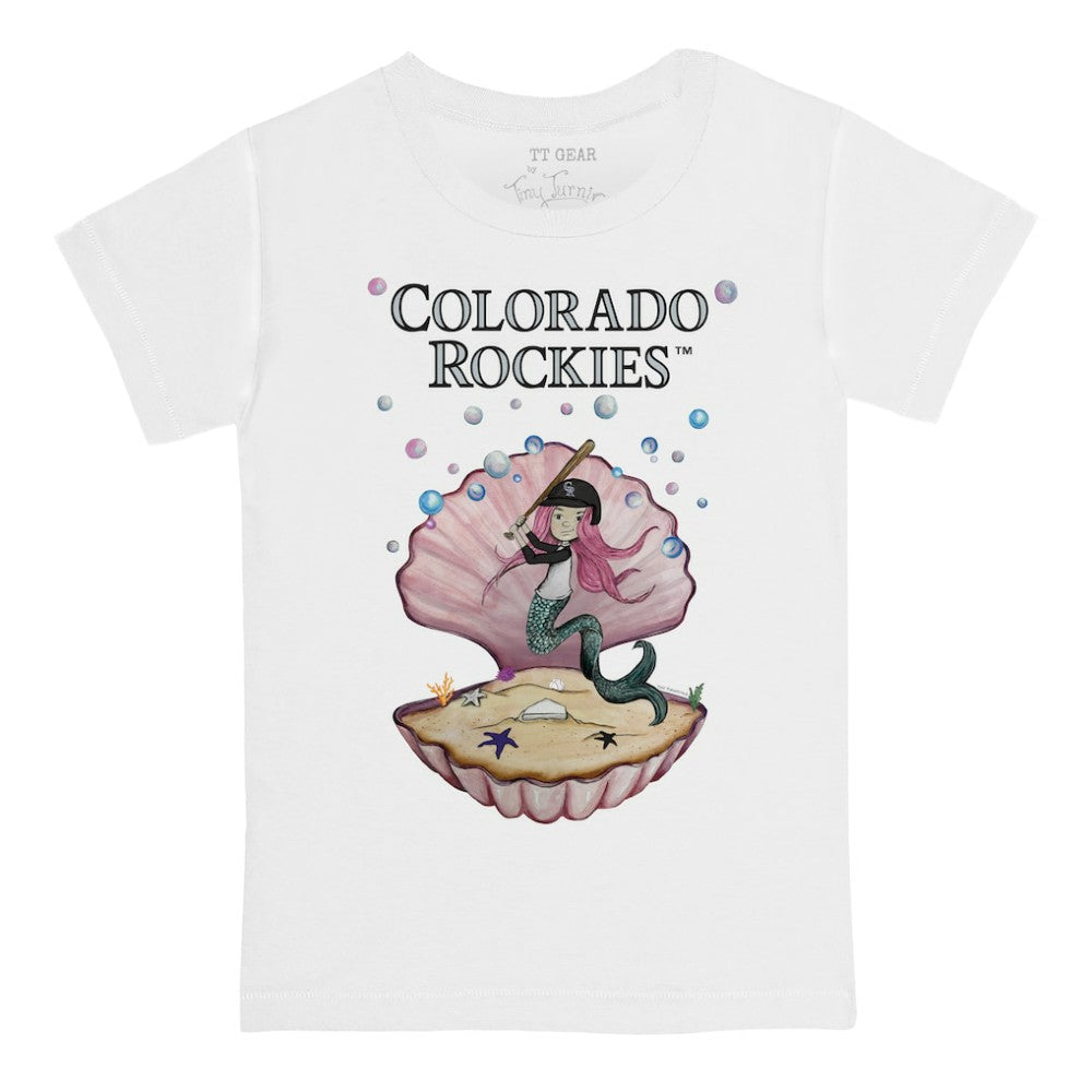 Colorado Rockies Tiny Turnip Youth Mermaid T-Shirt | MLB New