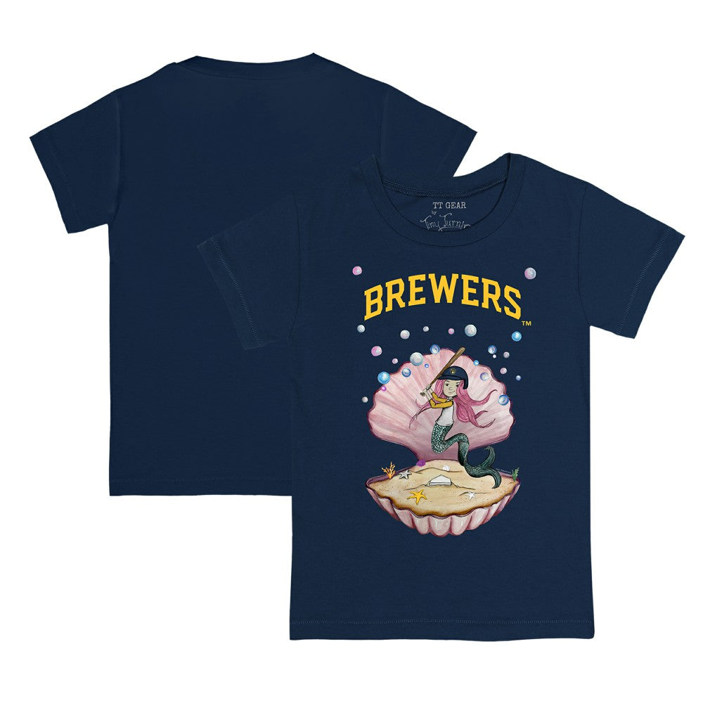 Milwaukee Brewers Tiny Turnip Youth Mermaid T-Shirt | MLB For sale