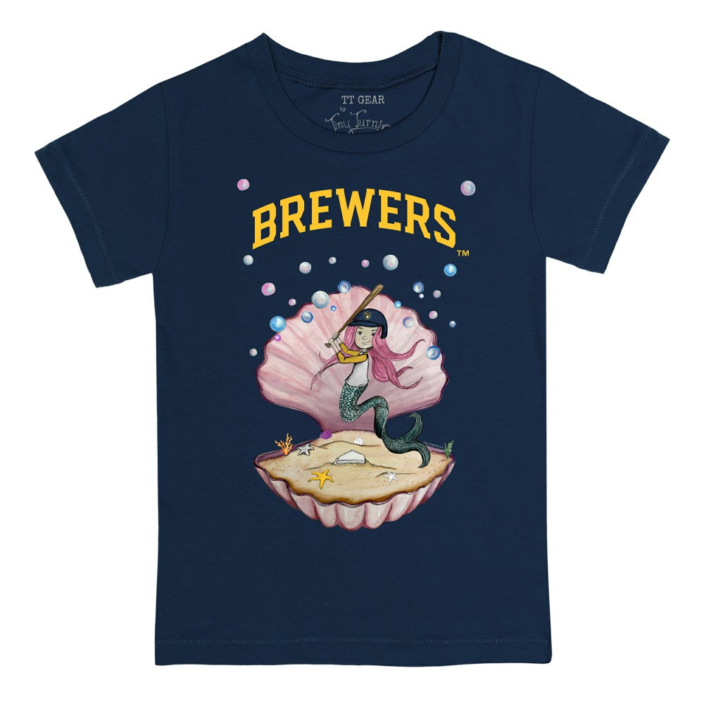 Milwaukee Brewers Tiny Turnip Youth Mermaid T-Shirt | MLB For sale