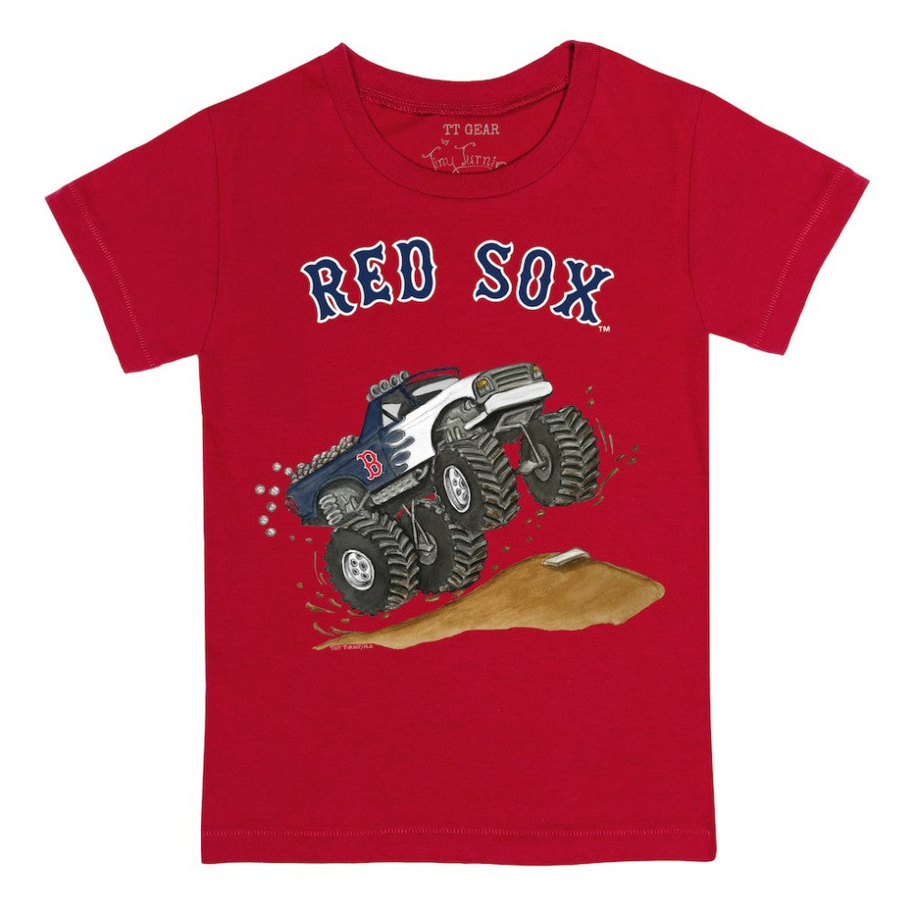 Boston Red Sox Tiny Turnip Youth Monster Truck T-Shirt | MLB US