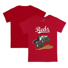 Cincinnati Reds Tiny Turnip Youth Monster Truck T-Shirt | MLB Sale