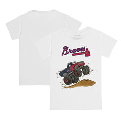 Atlanta Braves Tiny Turnip Youth Monster Truck T-Shirt | MLB On Sale