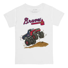 Atlanta Braves Tiny Turnip Youth Monster Truck T-Shirt | MLB On Sale