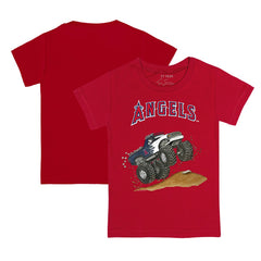 Los Angeles Angels Tiny Turnip Youth Monster Truck T-Shirt | MLB Discount