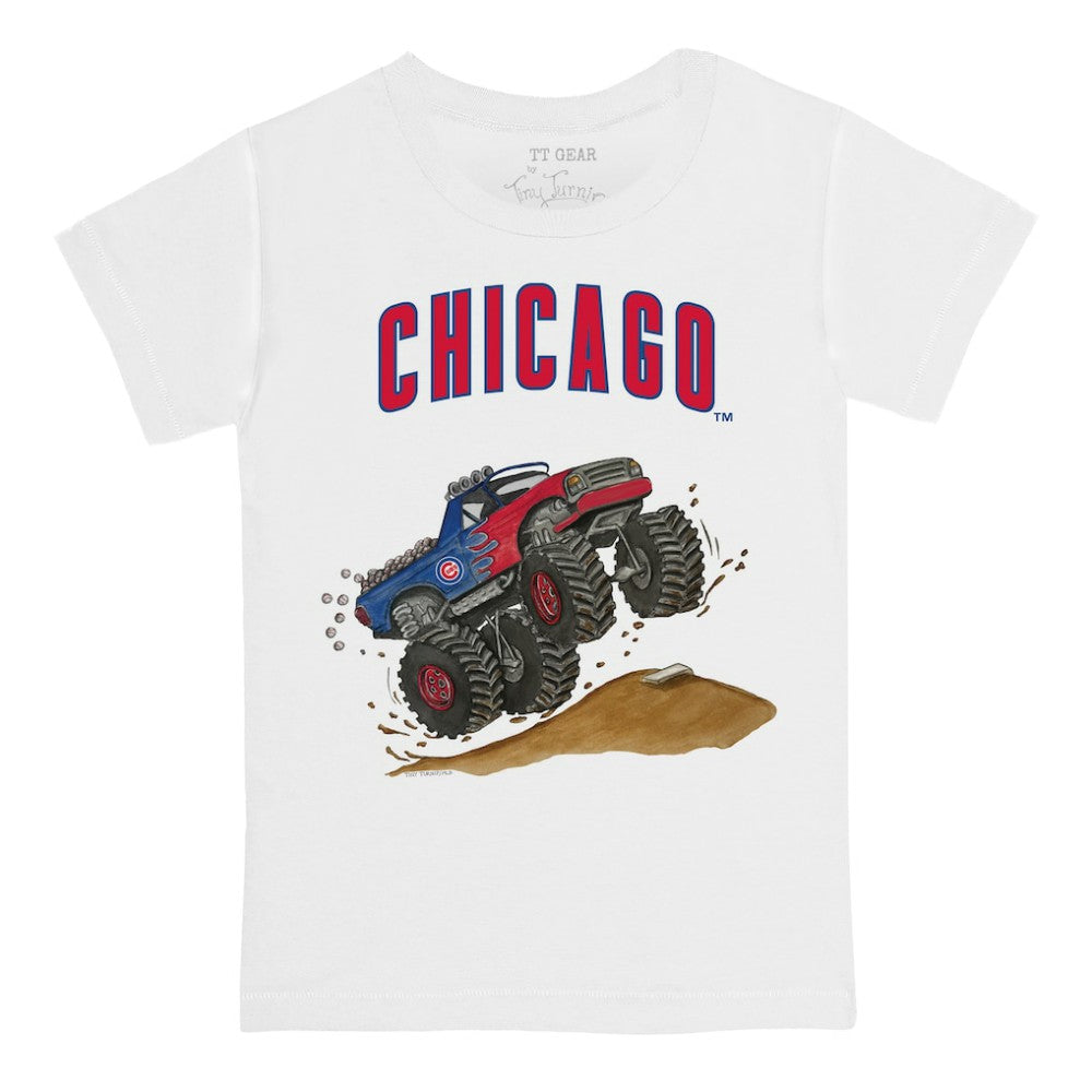 Chicago Cubs Tiny Turnip Youth Monster Truck T-Shirt | MLB New