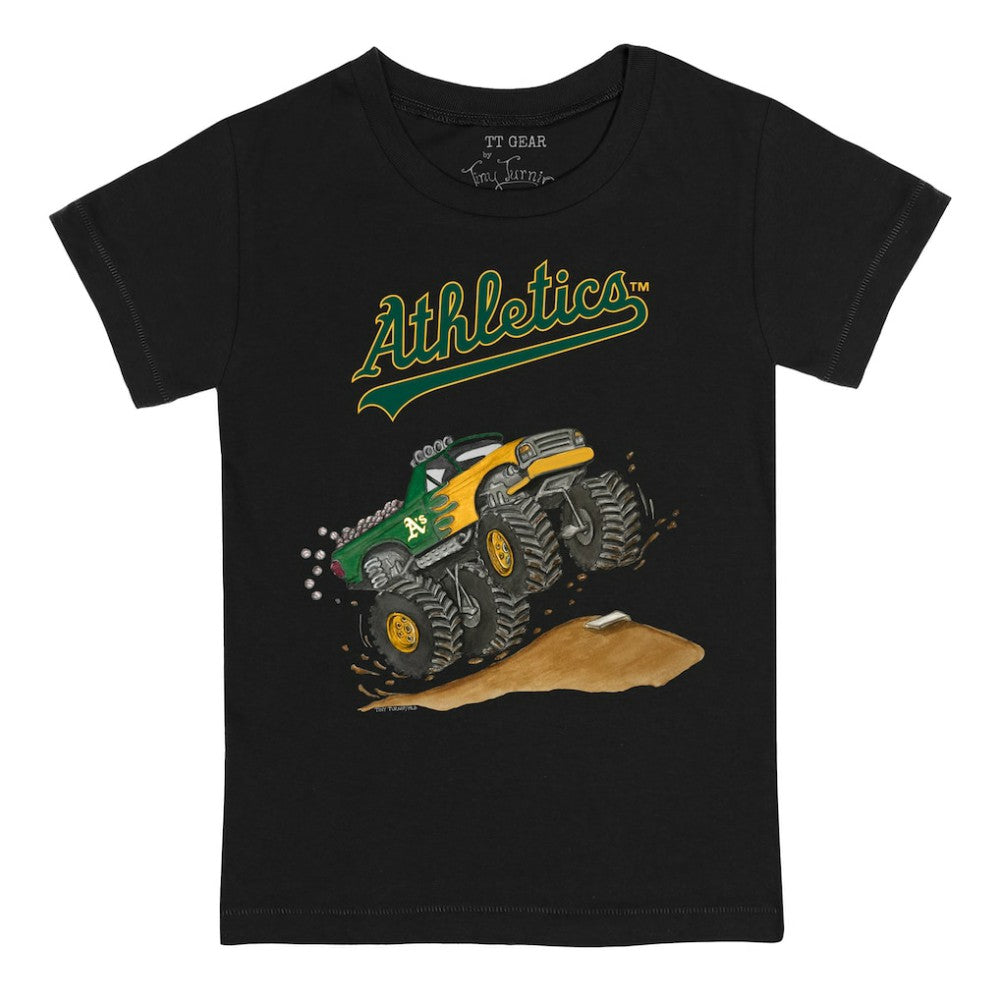 Athletics Tiny Turnip Youth Monster Truck T-Shirt | MLB New