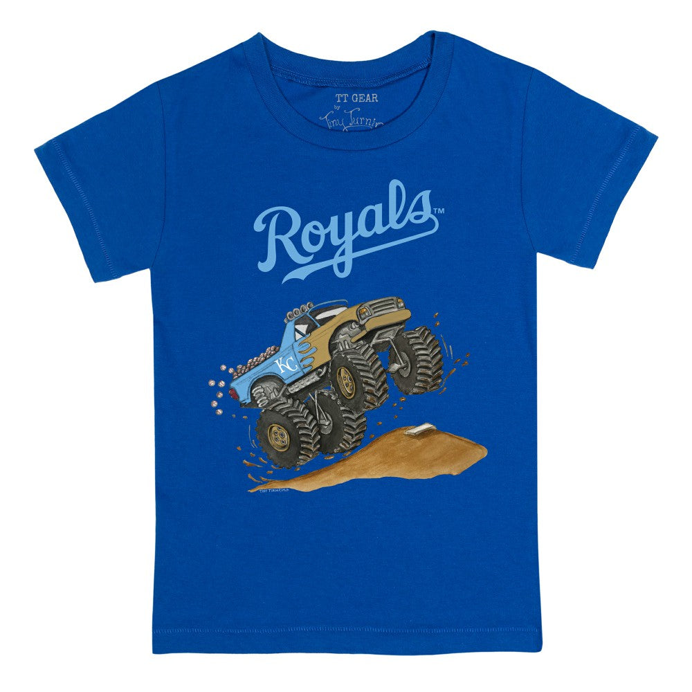 Kansas City Royals Tiny Turnip Youth Monster Truck T-Shirt | MLB New