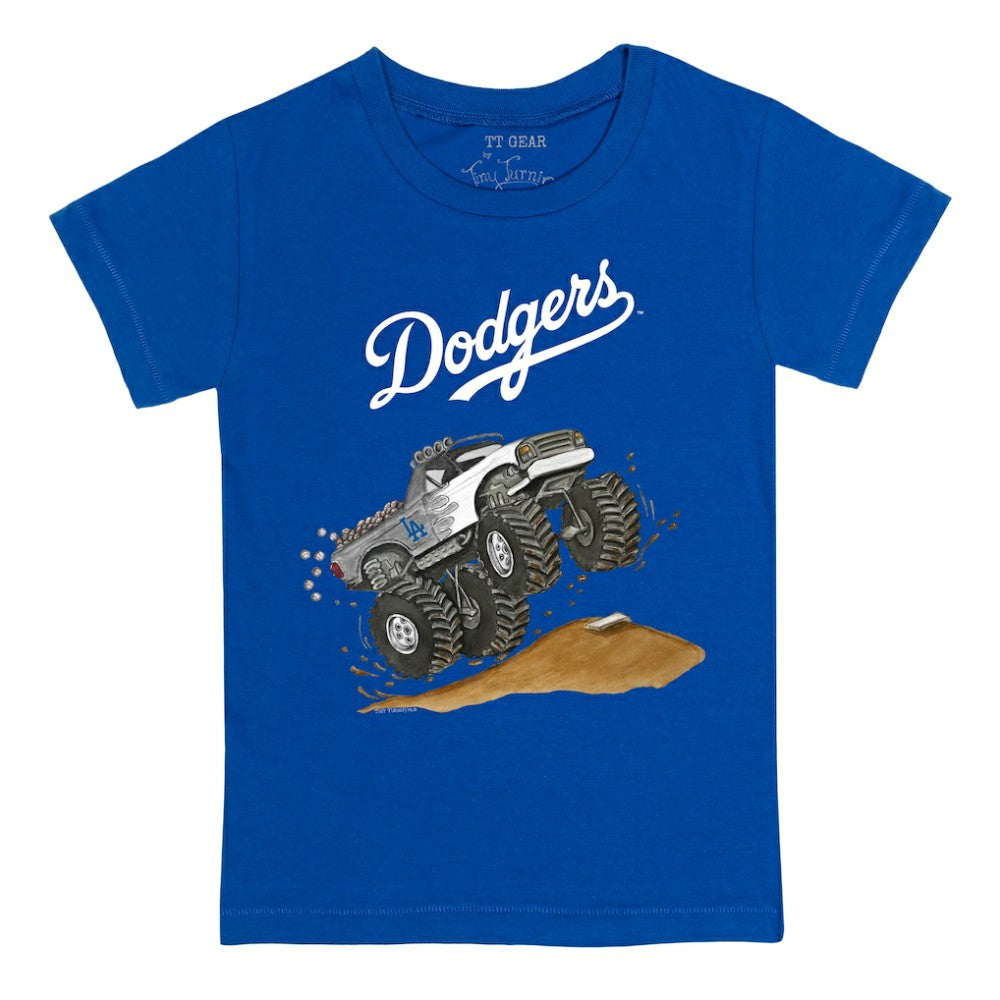 Los Angeles Dodgers Tiny Turnip Youth Monster Truck T-Shirt | MLB Online