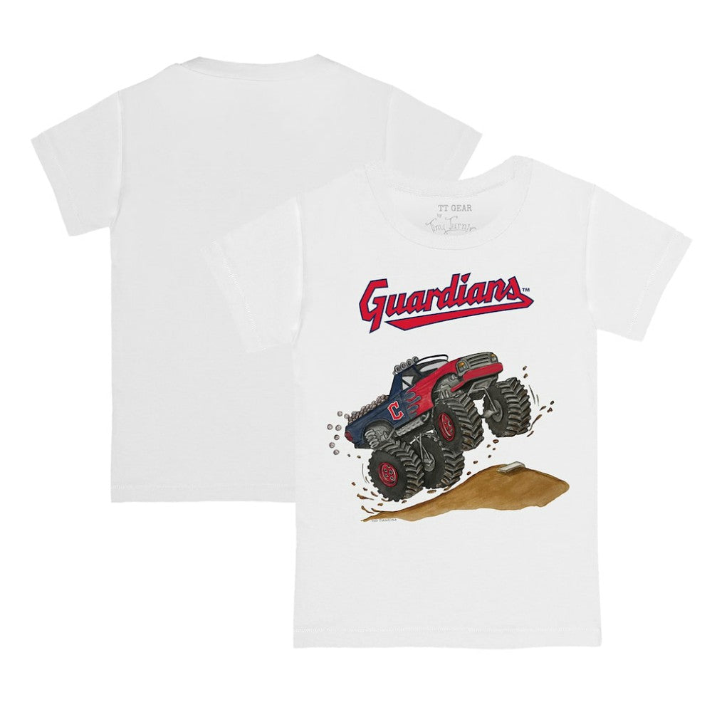 Cleveland Guardians Tiny Turnip Youth Monster Truck T-Shirt | MLB For sale
