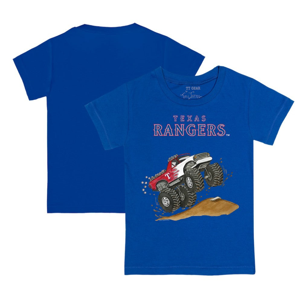 Texas Rangers Tiny Turnip Youth Monster Truck T-Shirt | MLB Sale