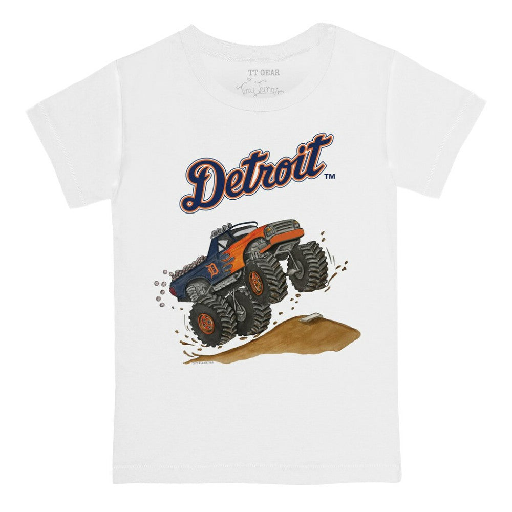Detroit Tigers Tiny Turnip Youth Monster Truck T-Shirt | MLB On Sale