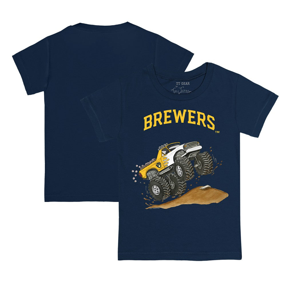 Milwaukee Brewers Tiny Turnip Youth Monster Truck T-Shirt | MLB Outlet
