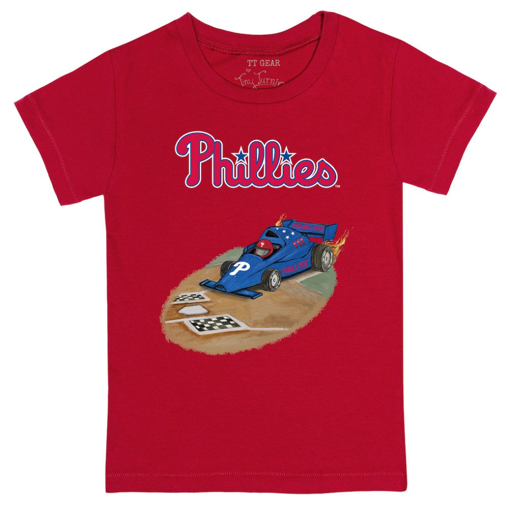 Philadelphia Phillies Tiny Turnip Youth Race Car T-Shirt | MLB US
