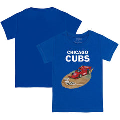 Chicago Cubs Tiny Turnip Youth Race Car T-Shirt | MLB For sale