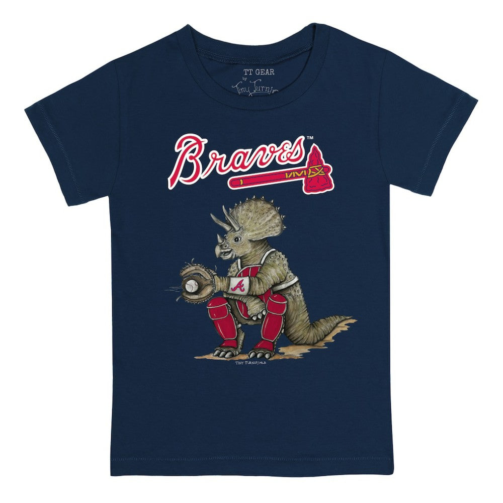 Atlanta Braves Tiny Turnip Youth Triceratops T-Shirt | MLB US