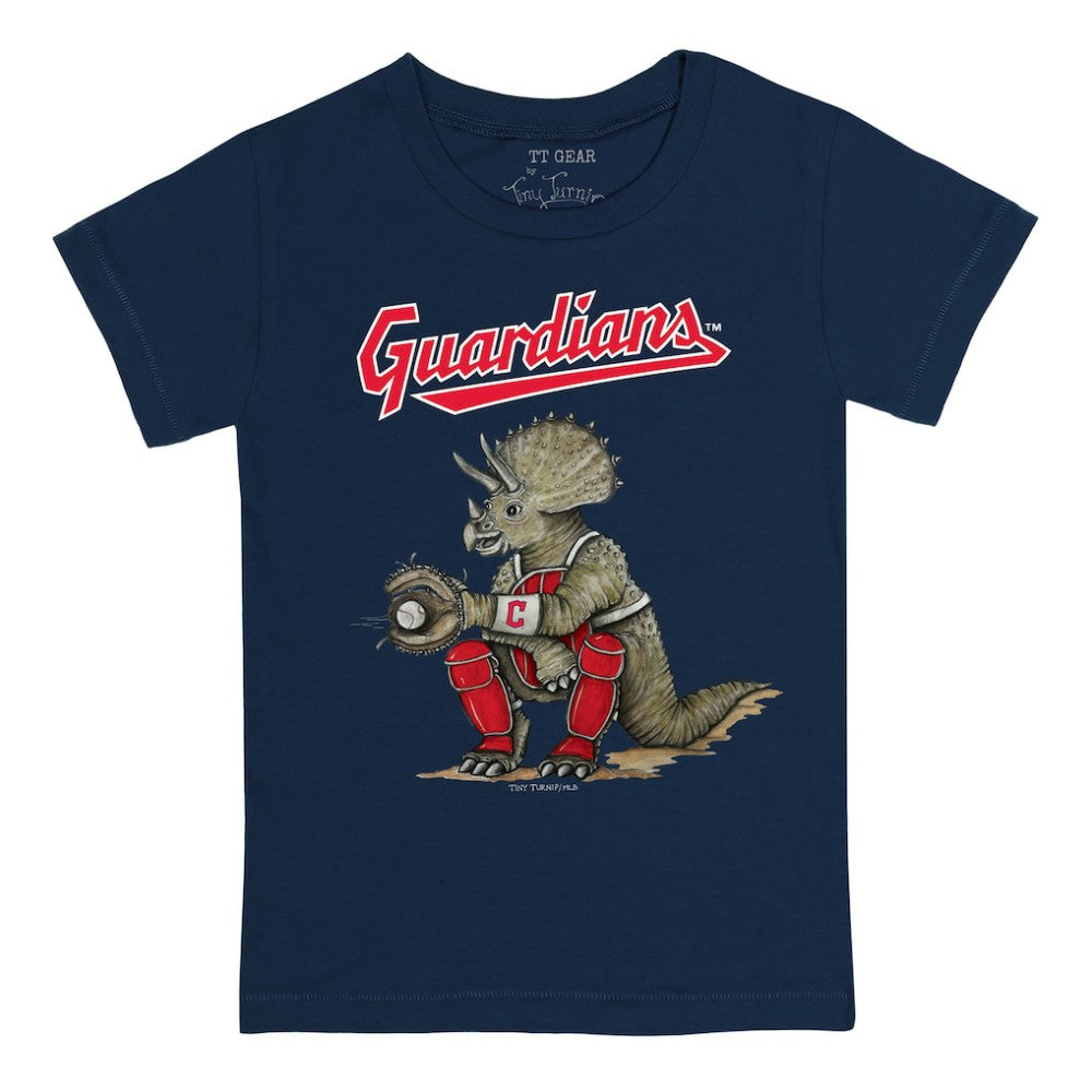 Cleveland Guardians Tiny Turnip Youth Triceratops T-Shirt | MLB For sale