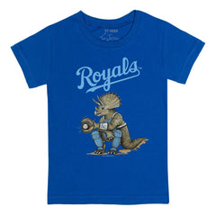 Kansas City Royals Tiny Turnip Youth Triceratops T-Shirt | MLB New