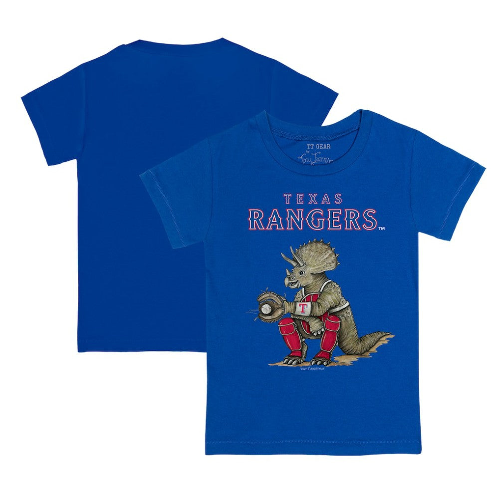 Texas Rangers Tiny Turnip Youth Triceratops T-Shirt | MLB New