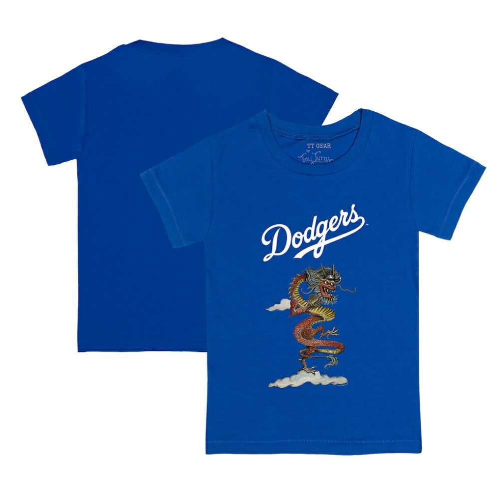 Los Angeles Dodgers Tiny Turnip Youth 2024 Year of the Dragon T-Shirt | MLB Sale