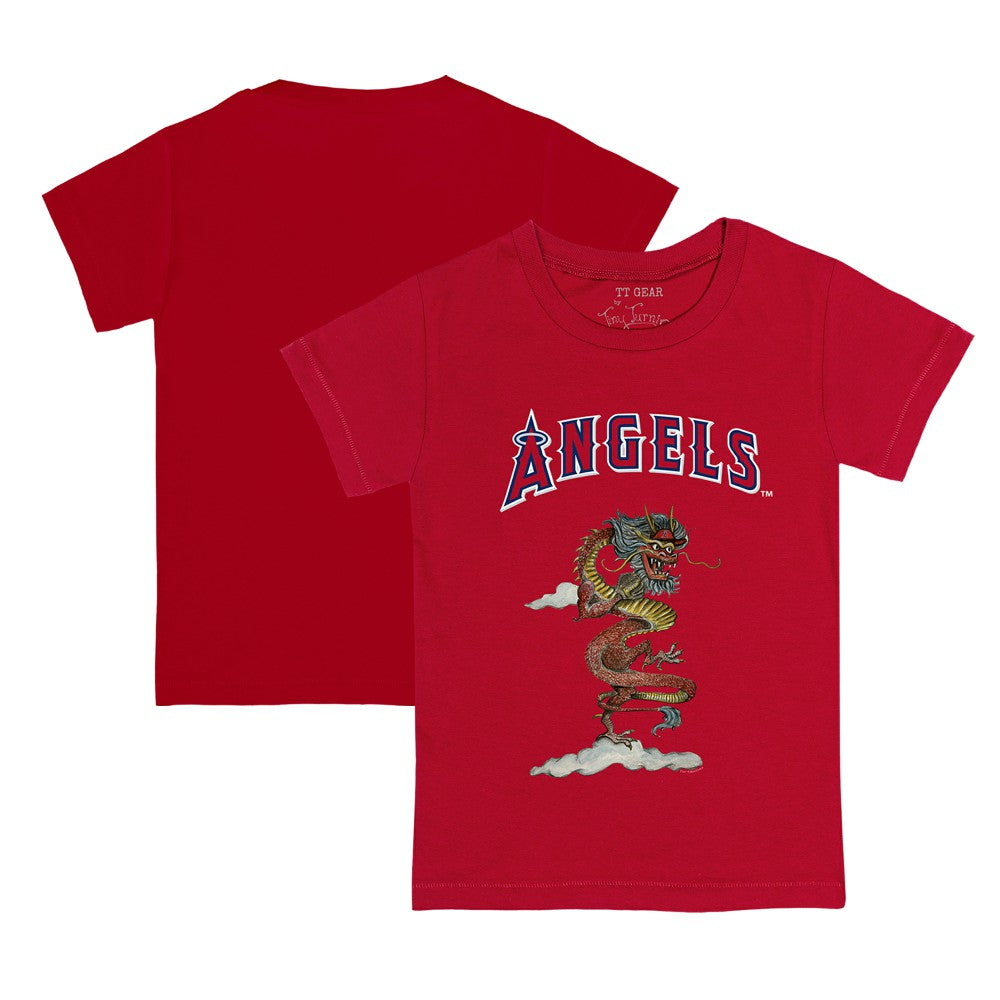 Los Angeles Angels Tiny Turnip Youth 2024 Year of the Dragon T-Shirt | MLB On Sale