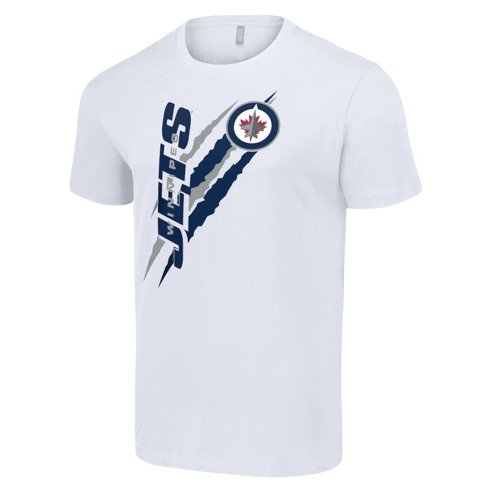 Winnipeg Jets Starter Color Scratch T-Shirt For Sale