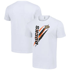 Anaheim Ducks Starter Color Scratch T-Shirt Outlet