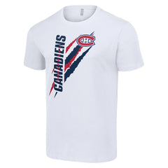 Montreal Canadiens Starter Color Scratch T-Shirt Discount