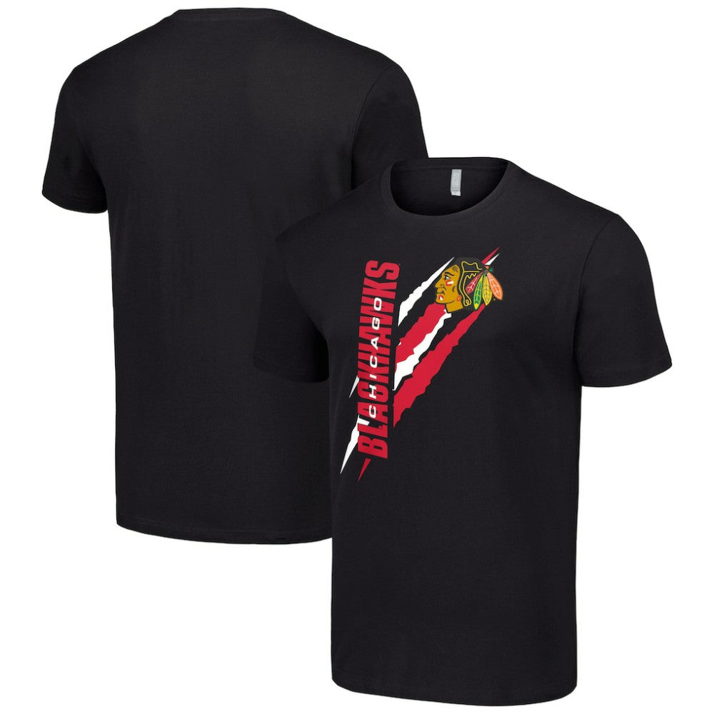 Chicago Blackhawks Starter Color Scratch T-Shirt Online
