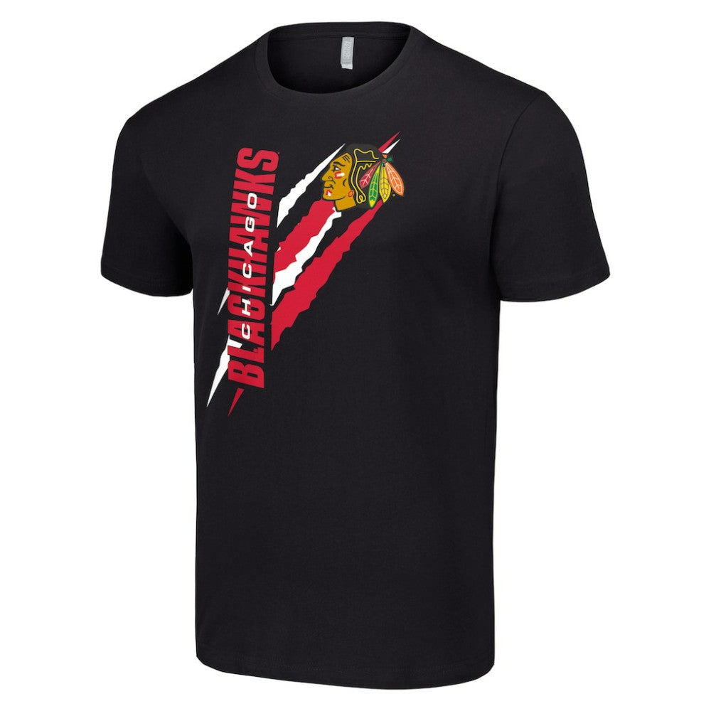 Chicago Blackhawks Starter Color Scratch T-Shirt Online