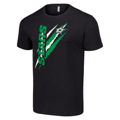 Dallas Stars Starter Color Scratch T-Shirt On Sale