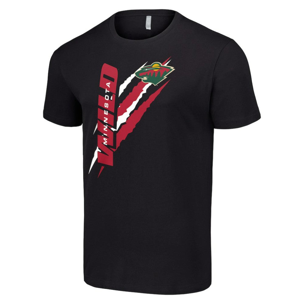 Minnesota Wild Starter Color Scratch T-Shirt On Sale