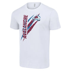 Colorado Avalanche Starter Color Scratch T-Shirt For Sale