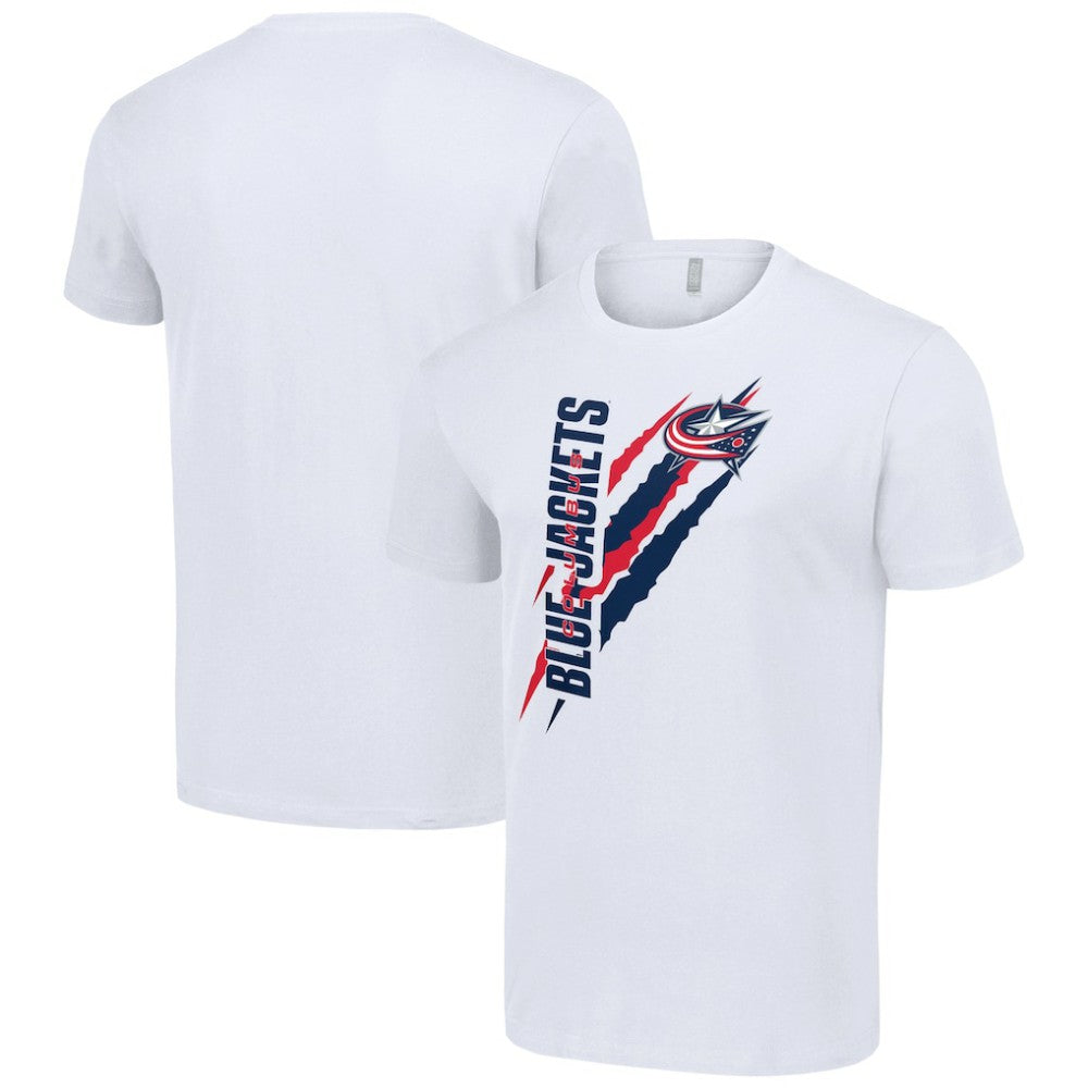 Columbus Blue Jackets Starter Color Scratch T-Shirt Discount