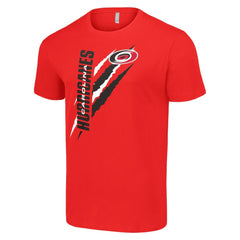 Carolina Hurricanes Starter Color Scratch T-Shirt On Sale
