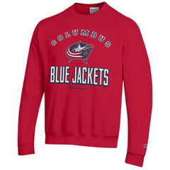 Columbus Blue Jackets Champion Eco Powerblend Crewneck Sweatshirt Discount