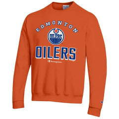 Edmonton Oilers Champion Eco Powerblend Crewneck Sweatshirt Discount