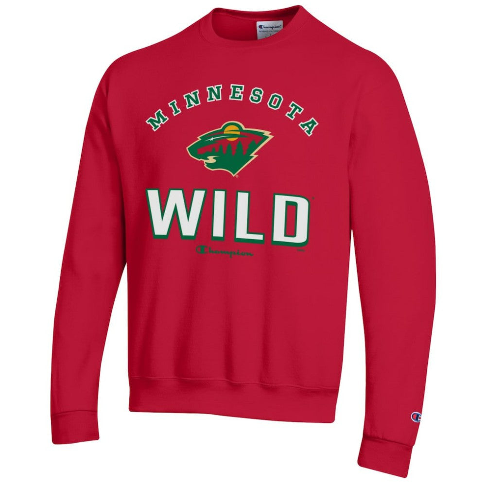Minnesota Wild Champion Eco Powerblend Crewneck Sweatshirt Sale