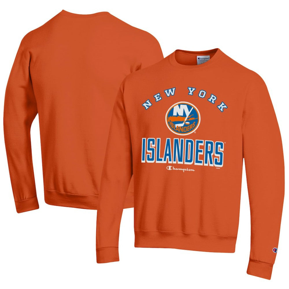 New York Islanders Champion Eco Powerblend Crewneck Sweatshirt Outlet