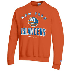 New York Islanders Champion Eco Powerblend Crewneck Sweatshirt Outlet