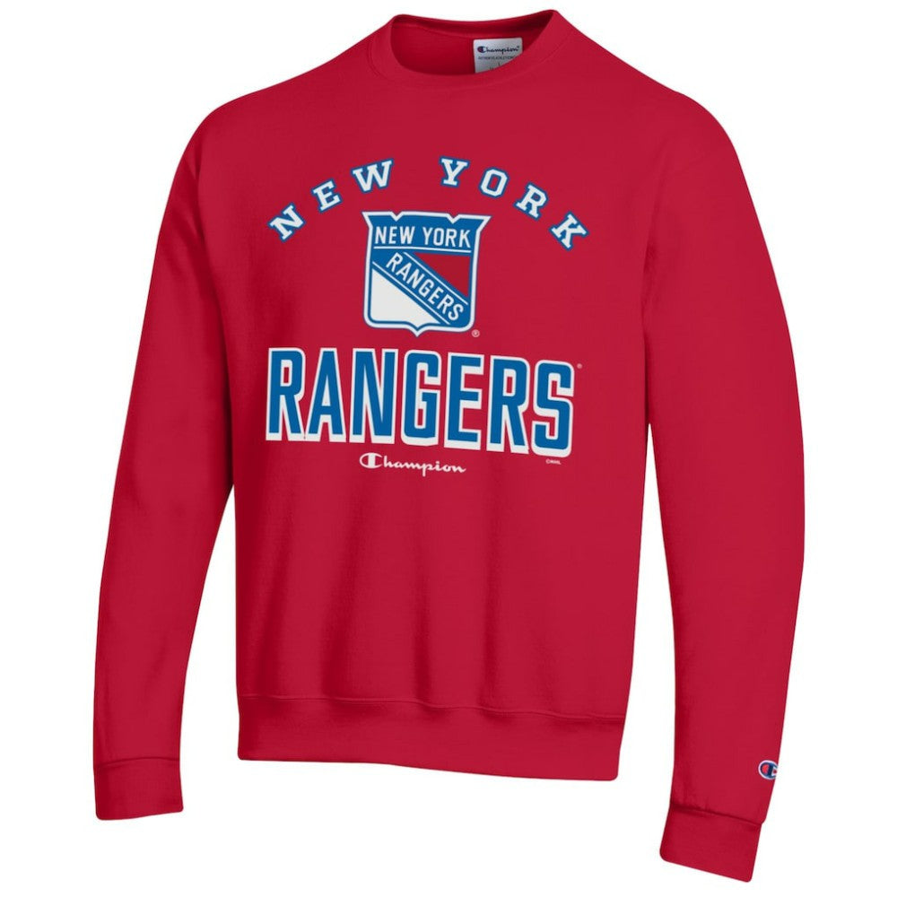 New York Rangers Champion Eco Powerblend Crewneck Sweatshirt Sale