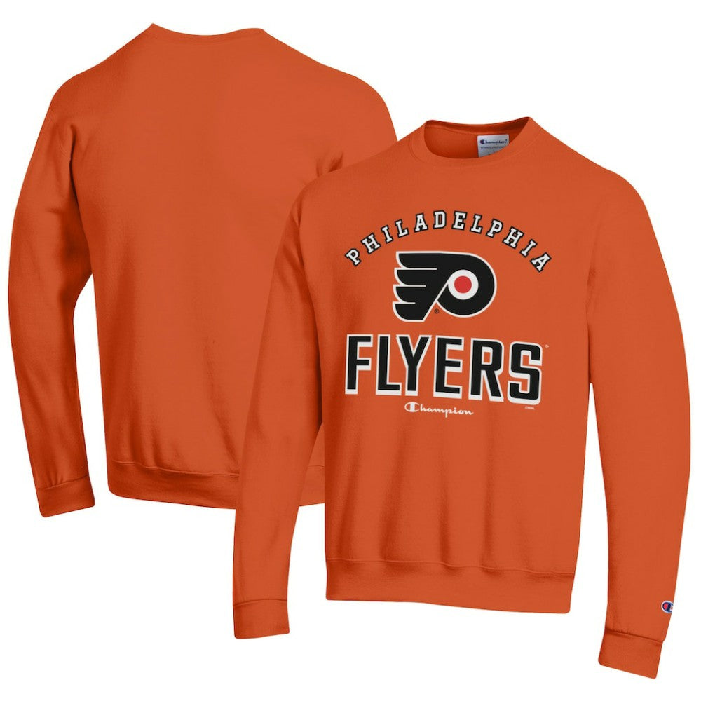 Philadelphia Flyers Champion Eco Powerblend Crewneck Sweatshirt Outlet