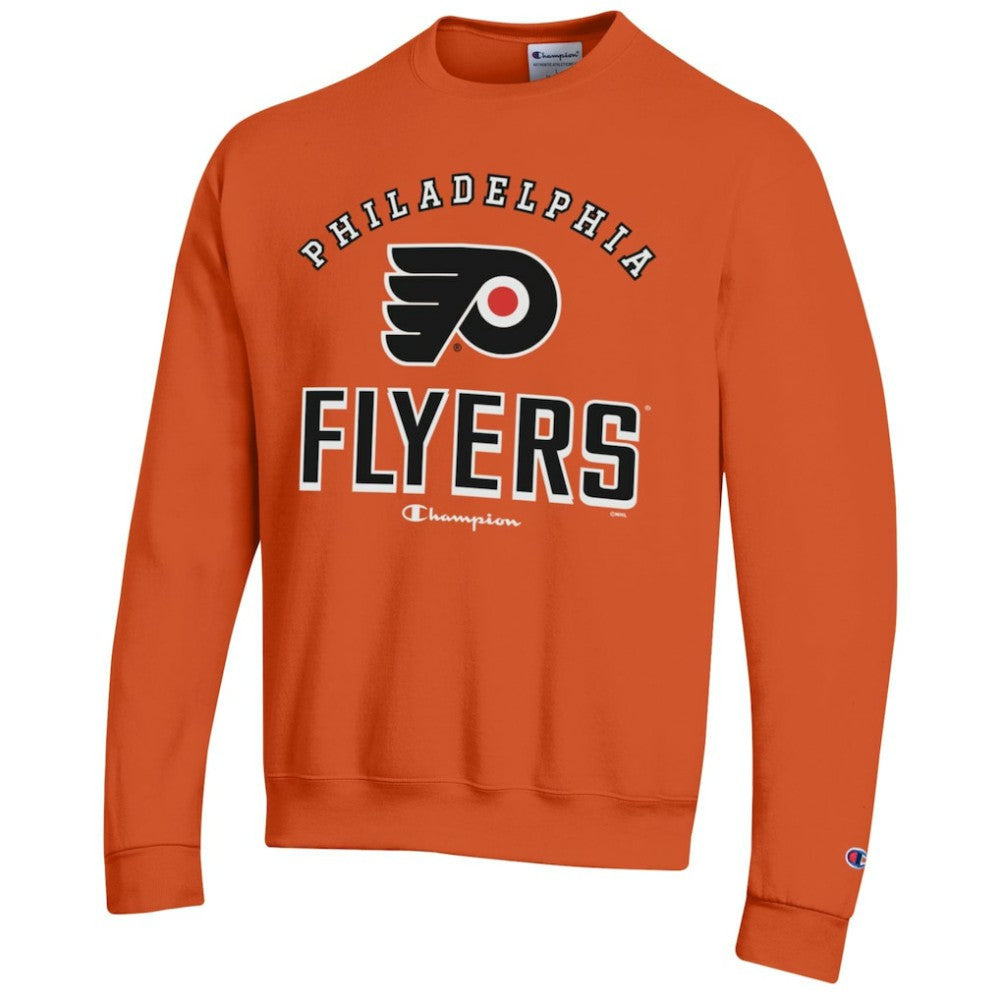 Philadelphia Flyers Champion Eco Powerblend Crewneck Sweatshirt Outlet