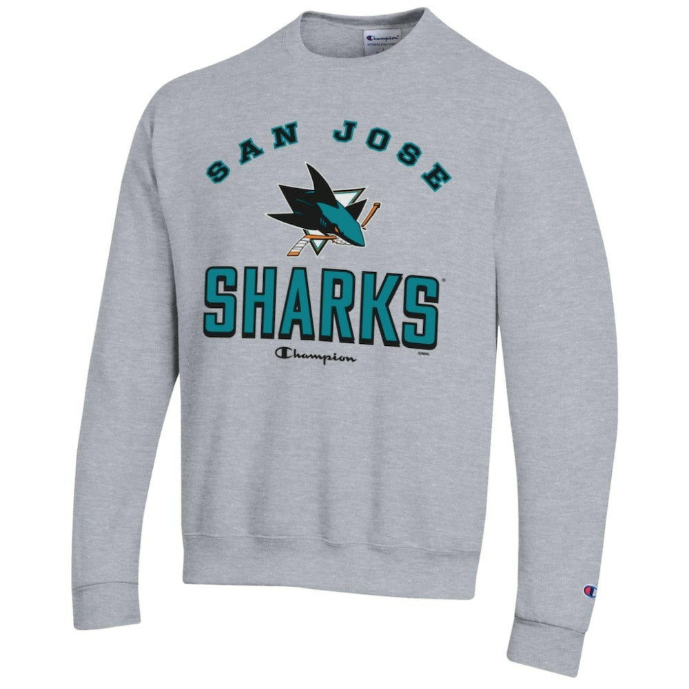San Jose Sharks Champion Eco Powerblend Crewneck Sweatshirt Sale