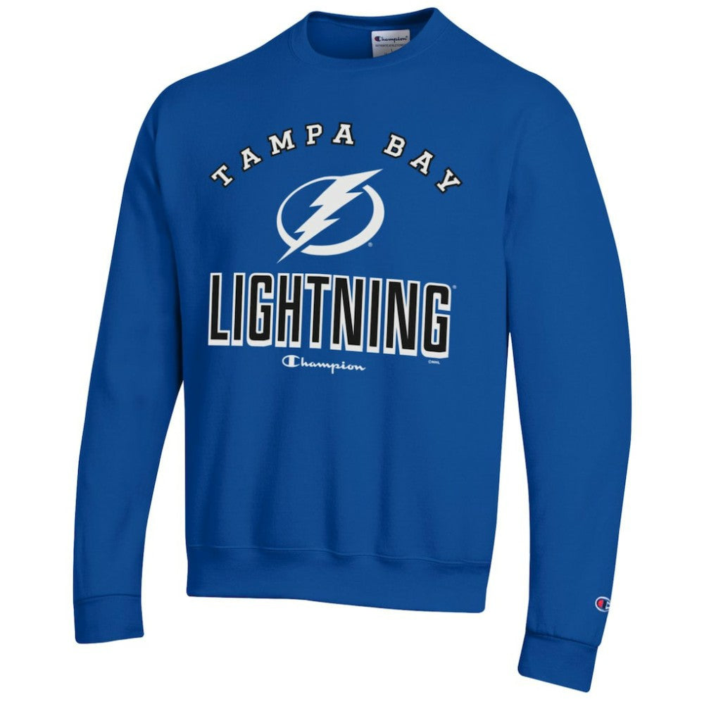 Tampa Bay Lightning Champion Eco Powerblend Crewneck Sweatshirt Outlet