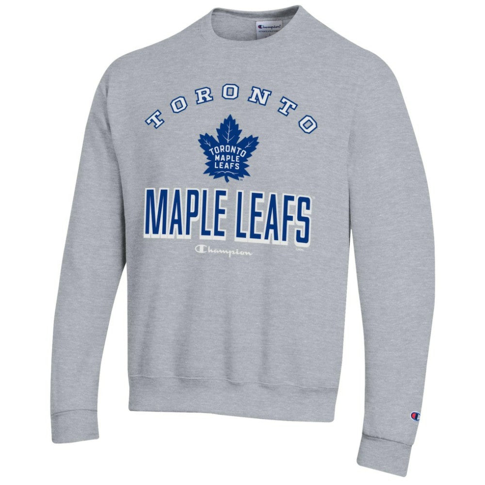 Toronto Maple Leafs Champion Eco Powerblend Crewneck Sweatshirt Outlet