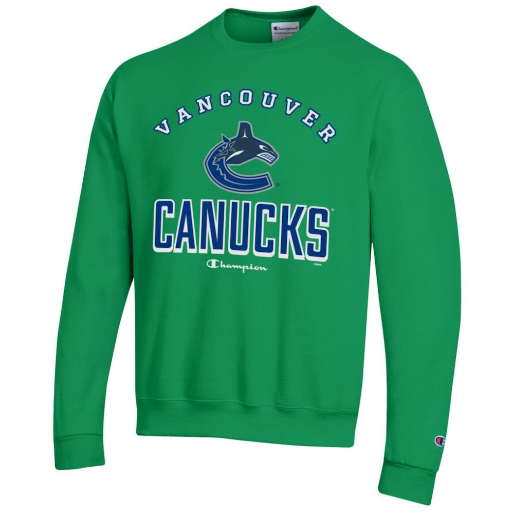 Vancouver Canucks Champion Eco Powerblend Crewneck Sweatshirt Online