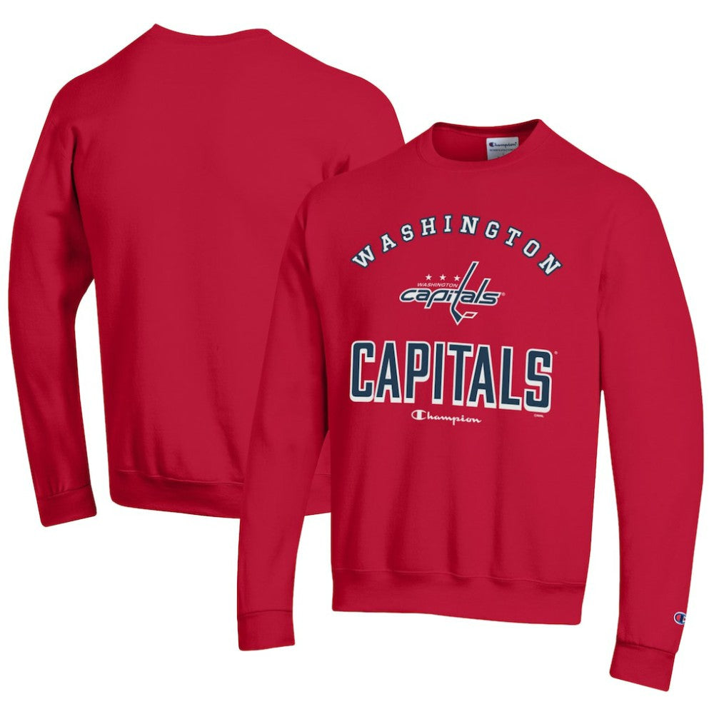 Washington Capitals Champion Eco Powerblend Crewneck Sweatshirt On Sale