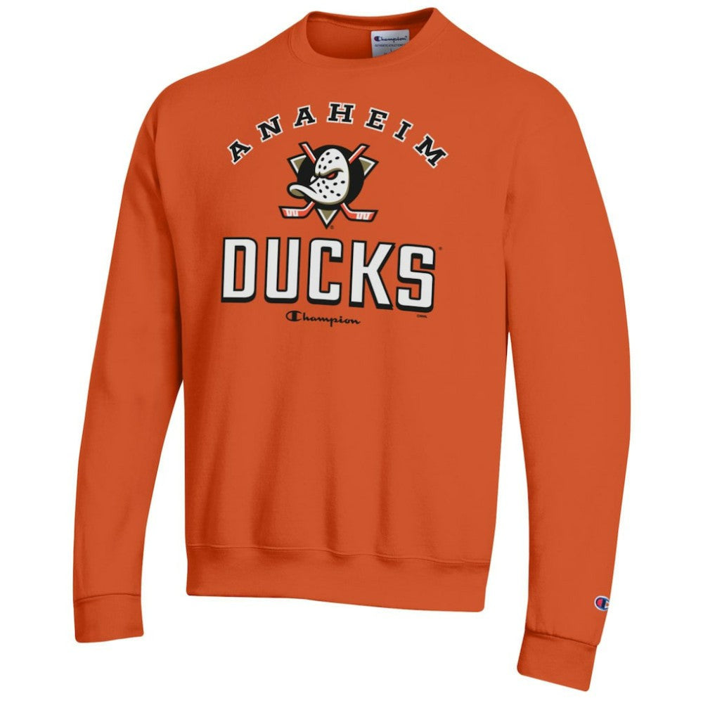 Anaheim Ducks Champion Eco Powerblend Crewneck Sweatshirt Discount